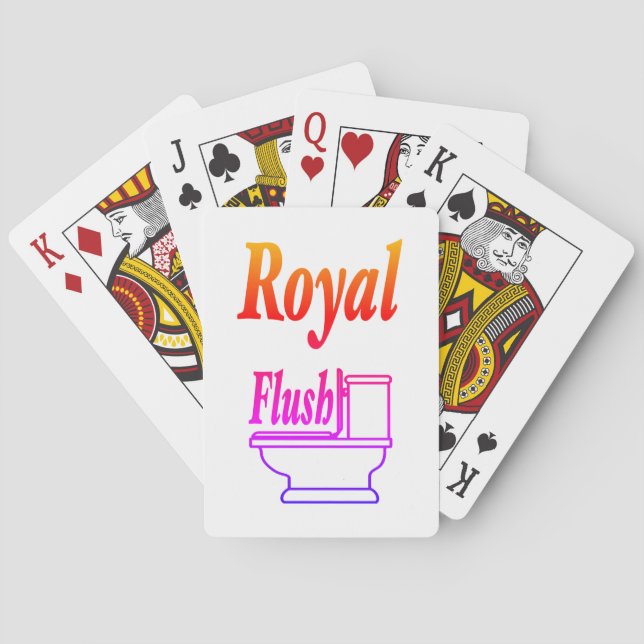 Royal Flush Playing Cards (Back)