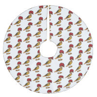 Royal flycatcher bird cartoon illustration