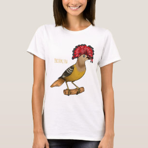 Royal flycatcher bird cartoon illustration T-Shirt