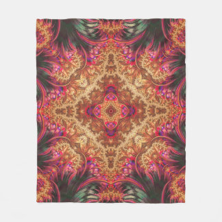 Royal Fractal | Fleece Blanket