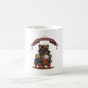 Royal French Bulldog Guard Vintage Dog Art Coffee Mug