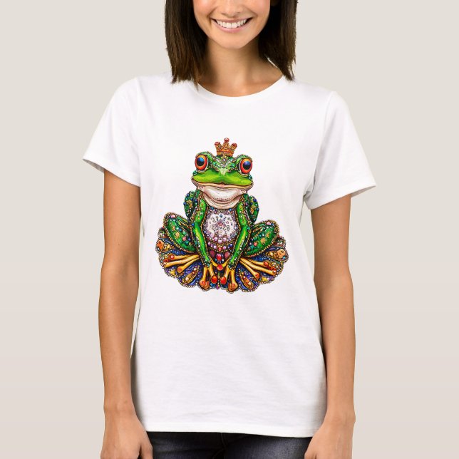 🐸 Royal Frog Cute Character Gift ✨ T-Shirt (Front)