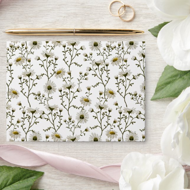 Royal Garden Flowers Pattern  Envelope (Wedding)