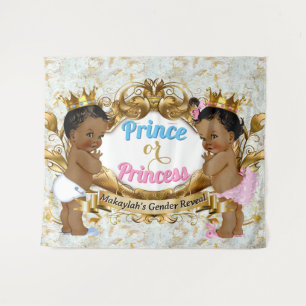 Royal Gender Reveal African Prince Princess Tapestry