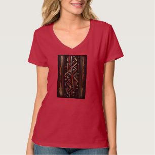 Royal Geometric 3D Calligraphic Abstract Art T-Shirt