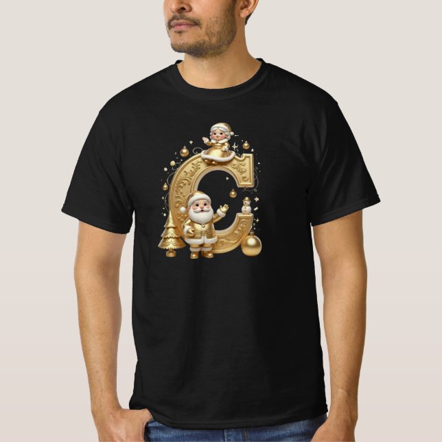 Royal Gold C Santa Men's Everyday Tee (Front)