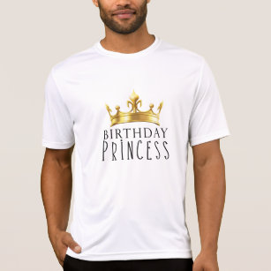 Royal Gold Crown Birthday Princess Party T-Shirt