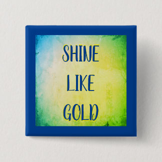 Royal Gold Sunshine 15 Cm Square Badge