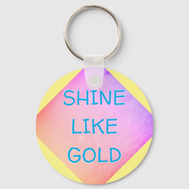 Royal Gold Sunshine Key Ring (Front)