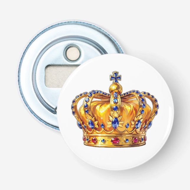 Royal golden crown bottle opener (Front)
