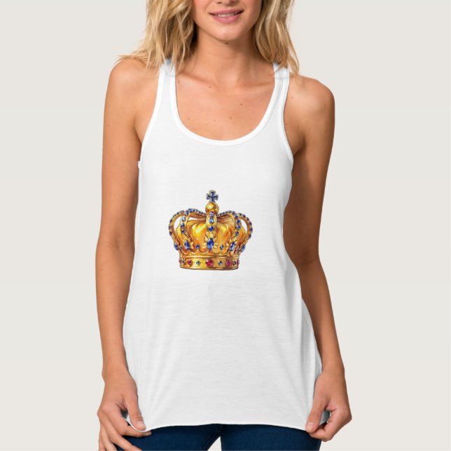 Royal golden crown singlet (Front)