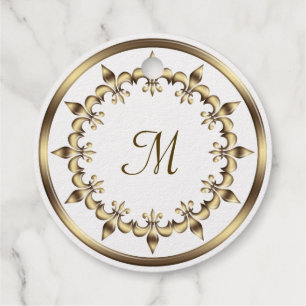 Royal Golden Design Favour Tags