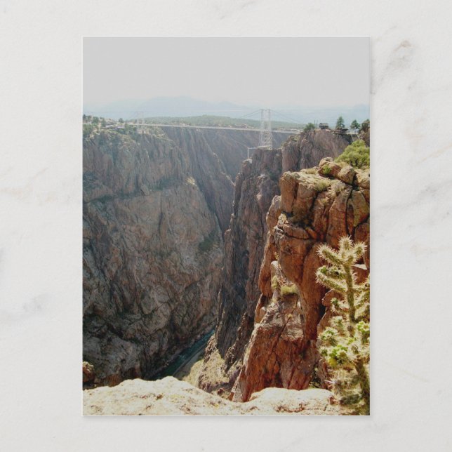 Royal Gorge and Bridge - Canon City, Colorado Postcard (Front)