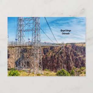 Royal Gorge Bridge Side View Postcard