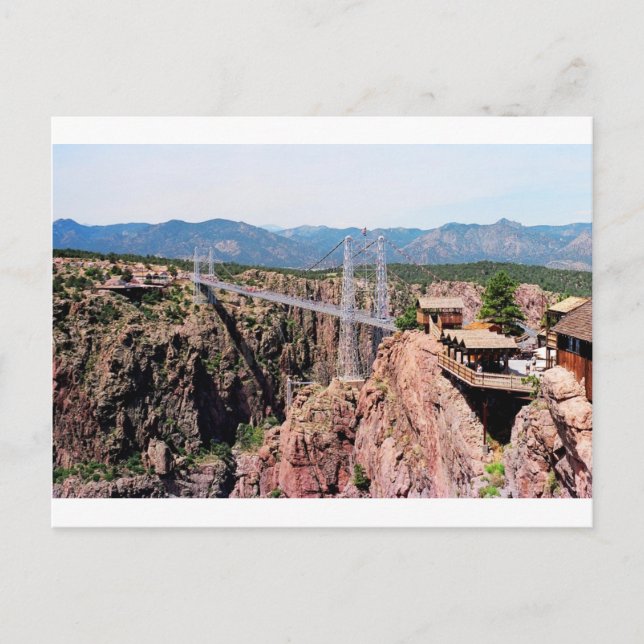 Royal Gorge Bridge,  the highest in USA Postcard (Front)
