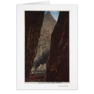 Royal Gorge, CO - View of a Crevice in Royal