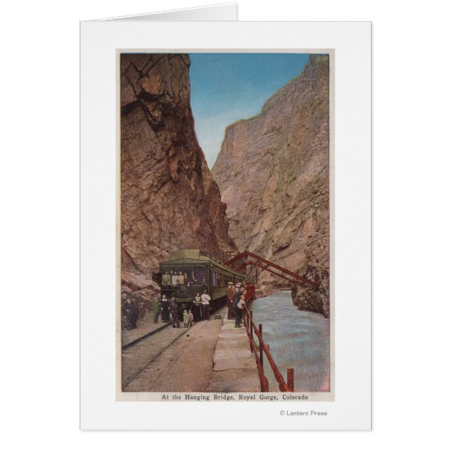 Royal Gorge, CO - View of the Hanging Bridge (Front)