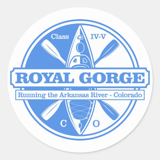Royal Gorge (K3) Classic Round Sticker (Front)
