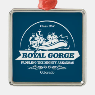 Royal Gorge (rafting2) Metal Tree Decoration