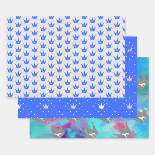 Royal Great Danes Graphical Wrapping Paper Sheet