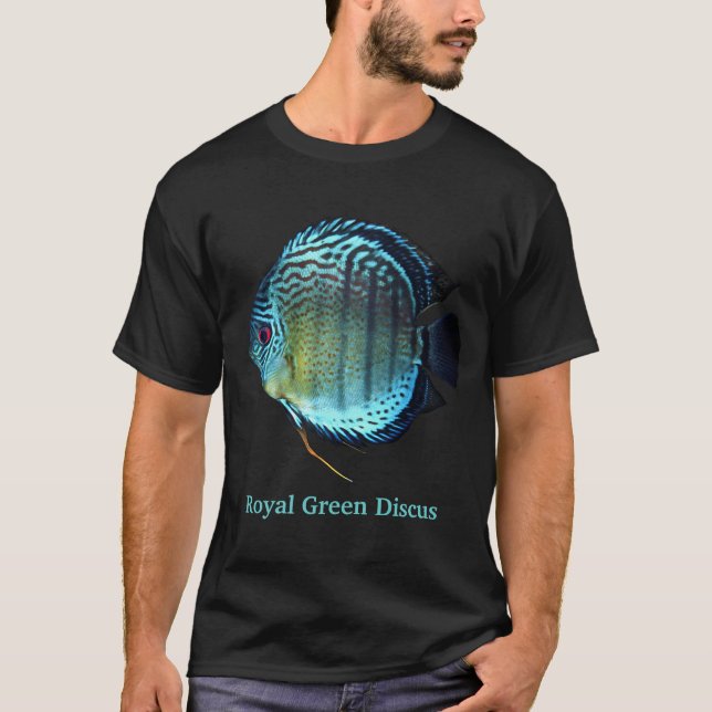 Royal Green Discus T-Shirt (Front)