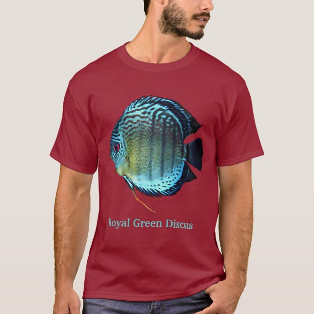 Royal Green Discus T-Shirt (Front)