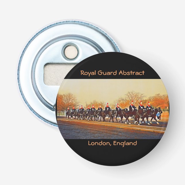 Royal Guard Abstract Bottle Opener (Front)