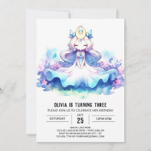 Royal Happy Princess Birthday Invitation