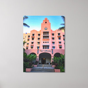 Royal Hawaiian Hotel Canvas Print