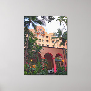 Royal Hawaiian Hotel Canvas Print