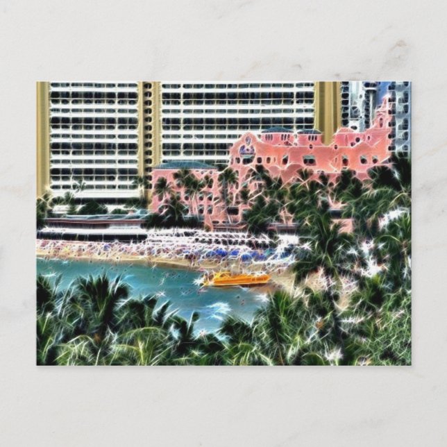 Royal Hawaiian Hotel, Honolulu, Hawai'i Postcard (Front)