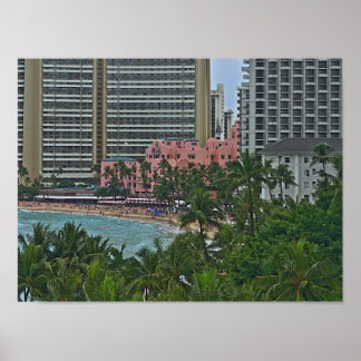 Royal Hawaiian Hotel, Honolulu, Hawai'i Poster