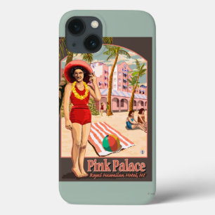 Royal Hawaiian Hotel in Hawaii iPhone 13 Case