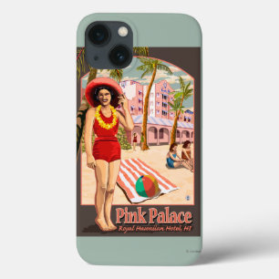 Royal Hawaiian Hotel in Hawaii iPhone 13 Case