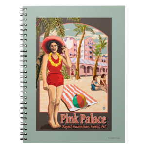 Royal Hawaiian Hotel in Hawaii Notebook