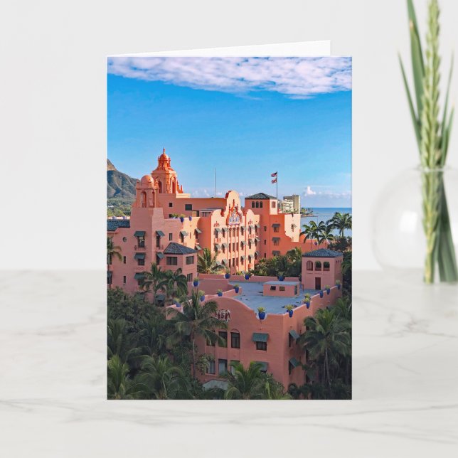 Royal Hawaiian Hotel Thank You Card (Front)