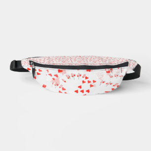 Royal Heart Flush Scattered, Bum Bags