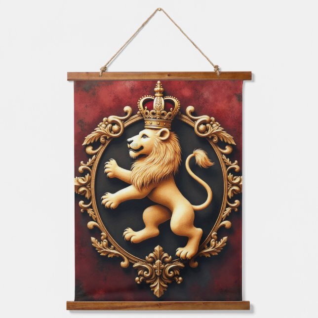 Royal Heraldic Tapestry Pattern (Front)