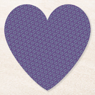 Royal Hex Weave Paper Coaster