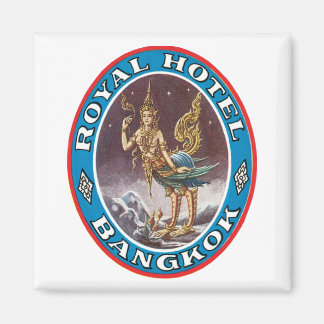 Royal Hotel, Bangkok Luggage Label Magnet