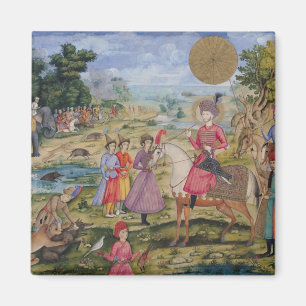 Royal Hunt, from Isfahan, Iran Magnet