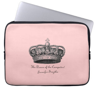 Royal in Pink Laptop Sleeve