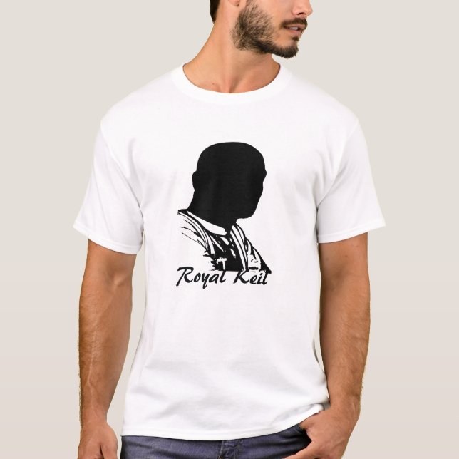 Royal Keil white Tee (Front)