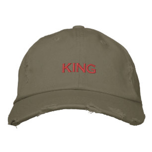 Royal KING Olive Ridge Distressed Woodland Sage Embroidered Hat