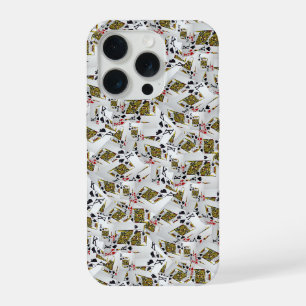 "Royal Layer: A Stack of Kings Poker Cards" iPhone 15 Pro Case