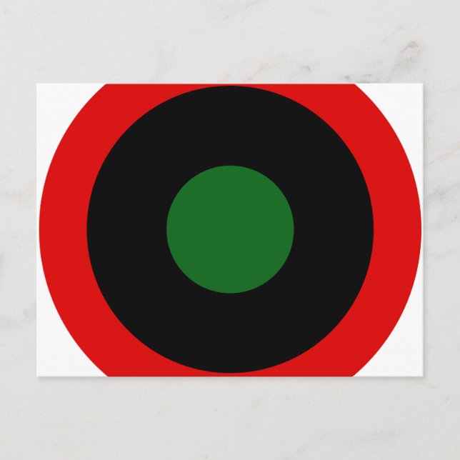 Royal Libyan Air Force Roundel (1951-1969) Postcard (Front)