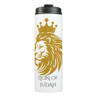 Royal Lion of Judah Thermal Travel Mug - King of K