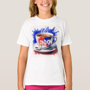 Royal London, Tea Time, by Natasha Us T-Shirt