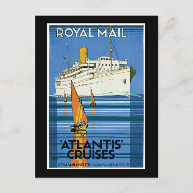 Royal Mail Atlantis Cruises Postcard (Front)