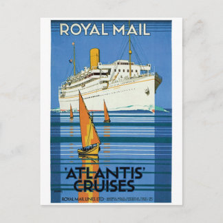 Royal Mail "Atlantis Cruises" Postcard